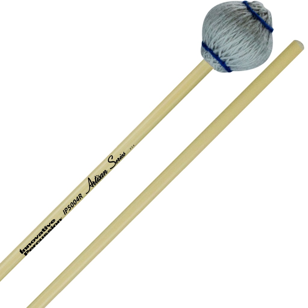 Innovative Percussion IP5004R Artisan Series Medium Hard Marimba Mallets w/ Rattan