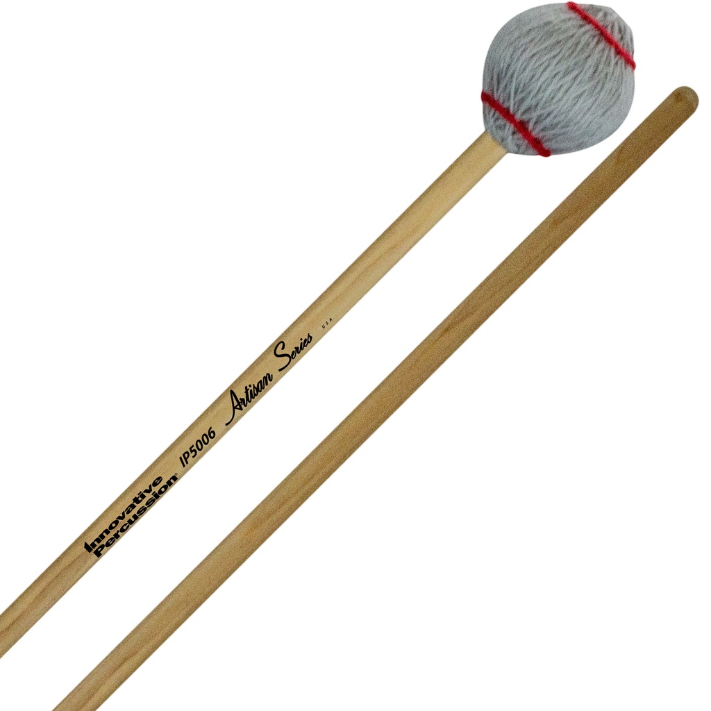 Innovative Percussion IP5006 Artisan Series Very Hard Marimba Mallets w/ Cedar