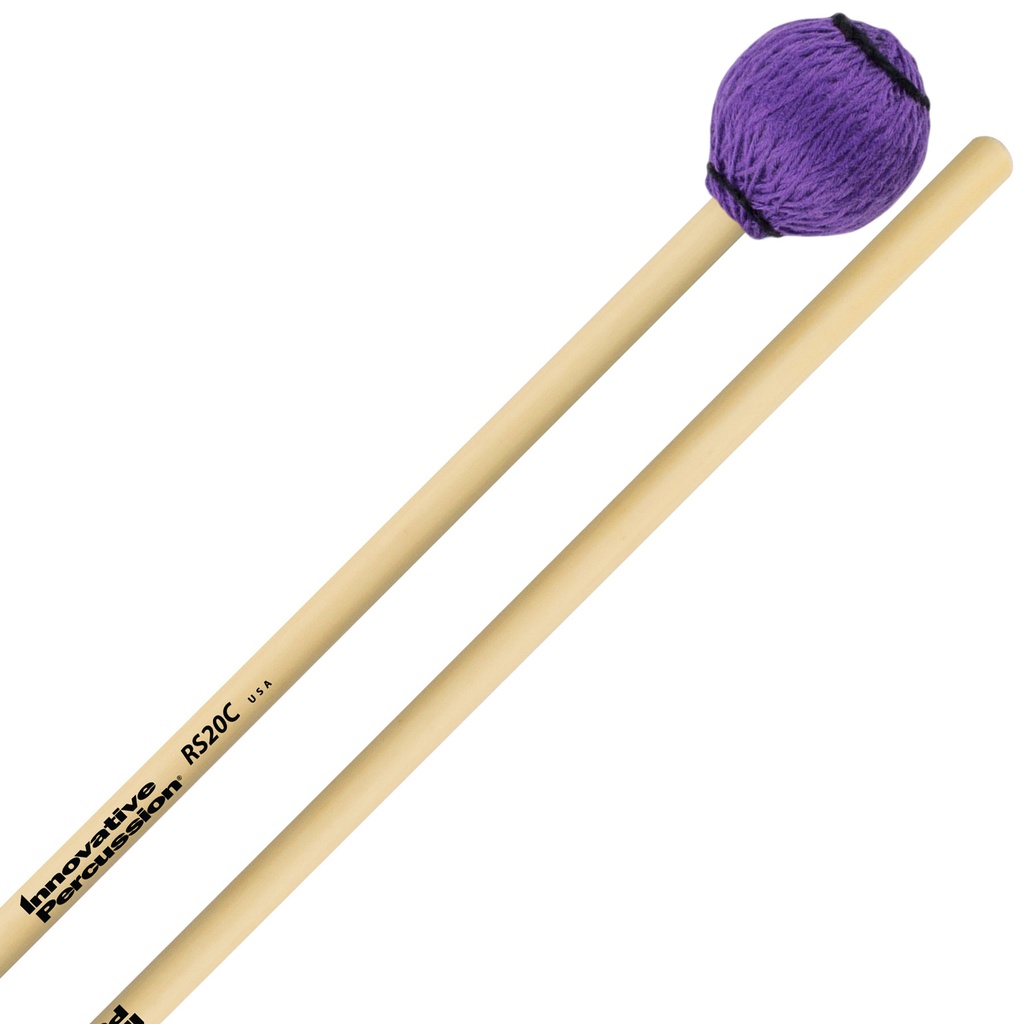 Innovative Percussion RS20C Rattan Series Medium Marimba/Vibraphone Cord Mallets