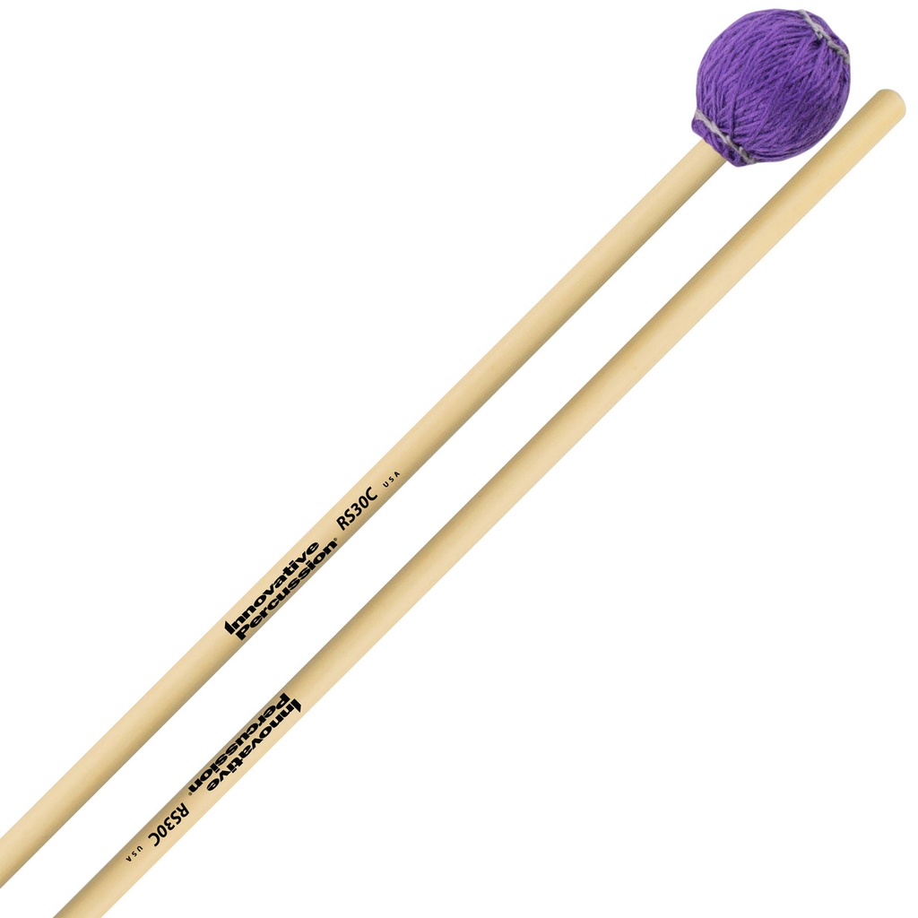Innovative Percussion RS30C Rattan Series Medium Hard Marimba/Vibraphone Cord Mallets