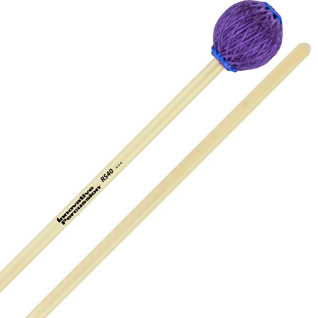 Innovative Percussion RS40 Rattan Series Hard Vibraphone/Marimba Mallets