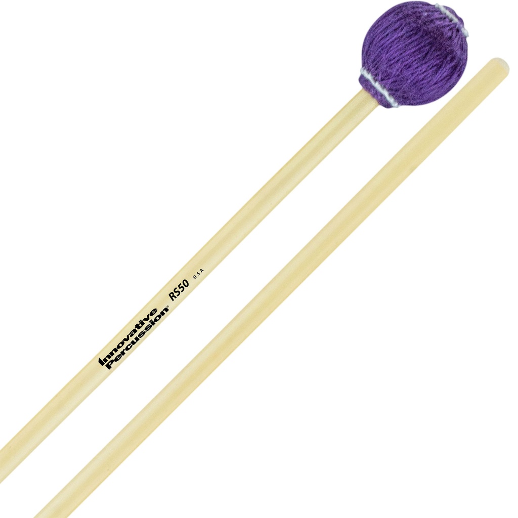 Innovative Percussion RS50 Rattan Series Very Hard Vibraphone/Marimba Mallets