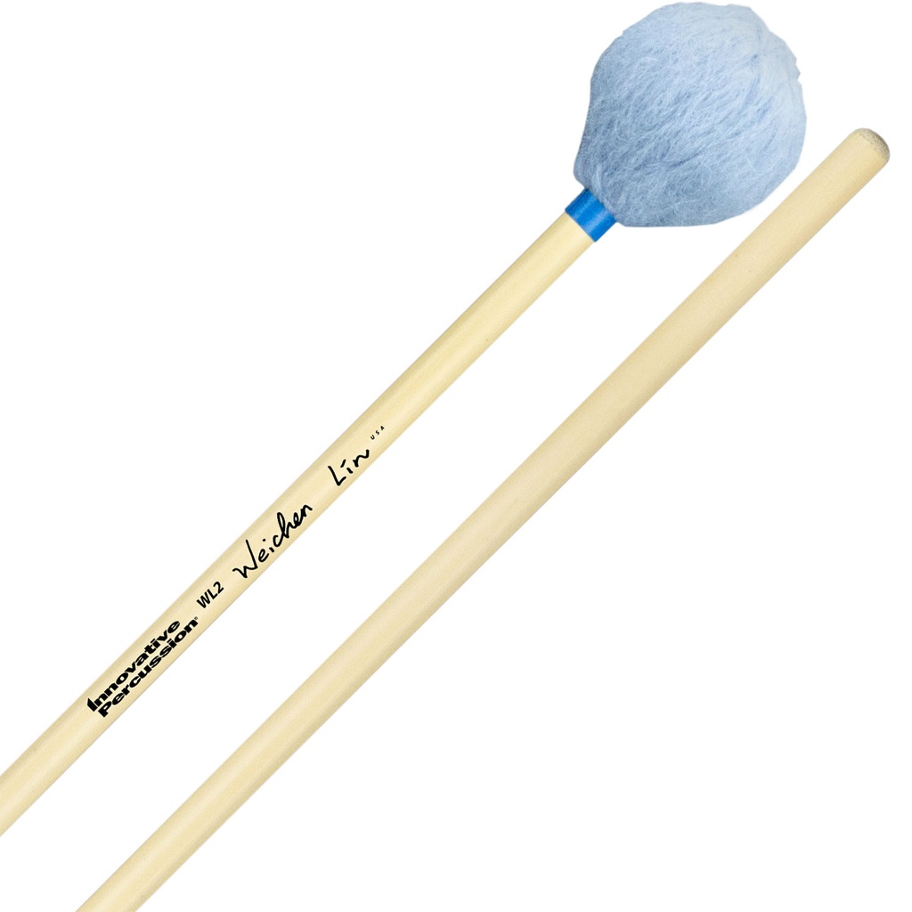 Innovative Percussion WL2 Wei-Chen Lin Soft Marimba Mallets w/ Rattan