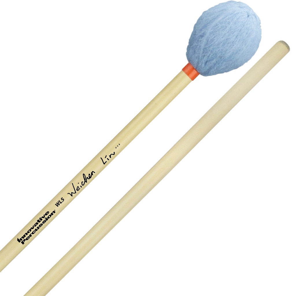 Innovative Percussion WL5 Wei-Chen Lin Medium Hard Marimba Mallets w/ Rattan