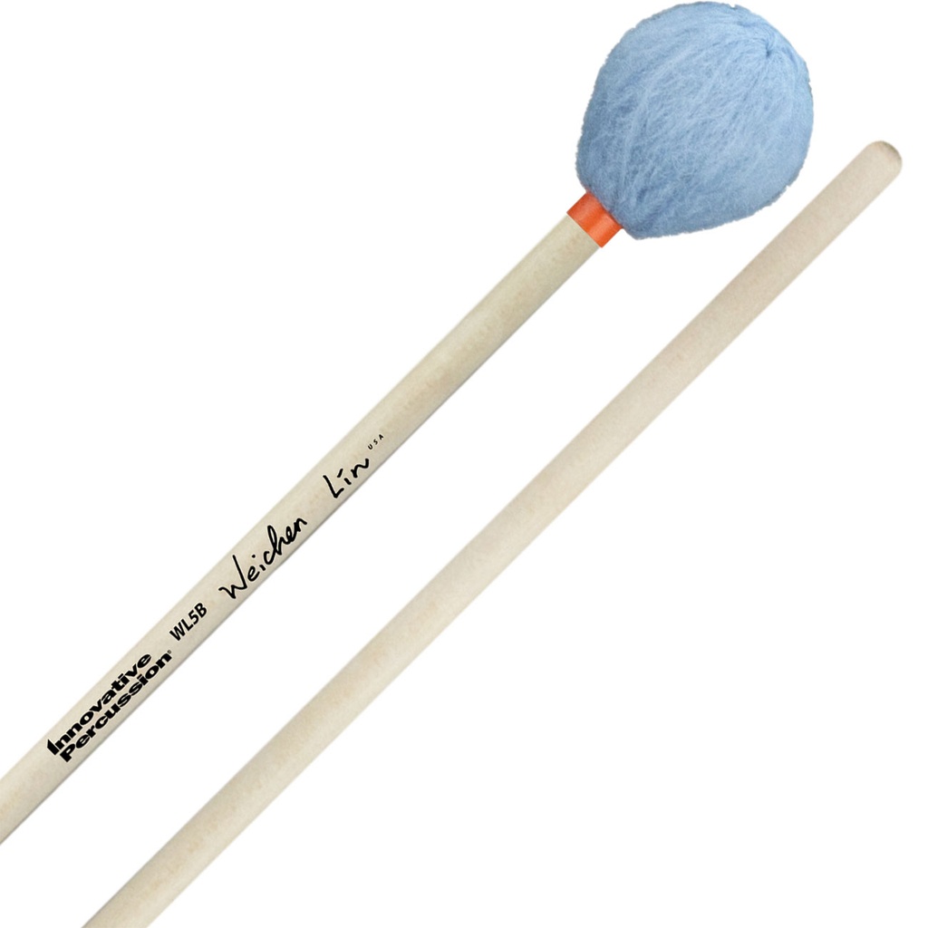 Innovative Percussion WL5B Wei-Chen Lin Medium Hard Marimba Mallets w/ Birch