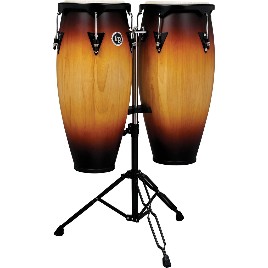 [LP646NY-VSB] LP 10" & 11" City Conga Set w/ Stand in Vintage Sunburst