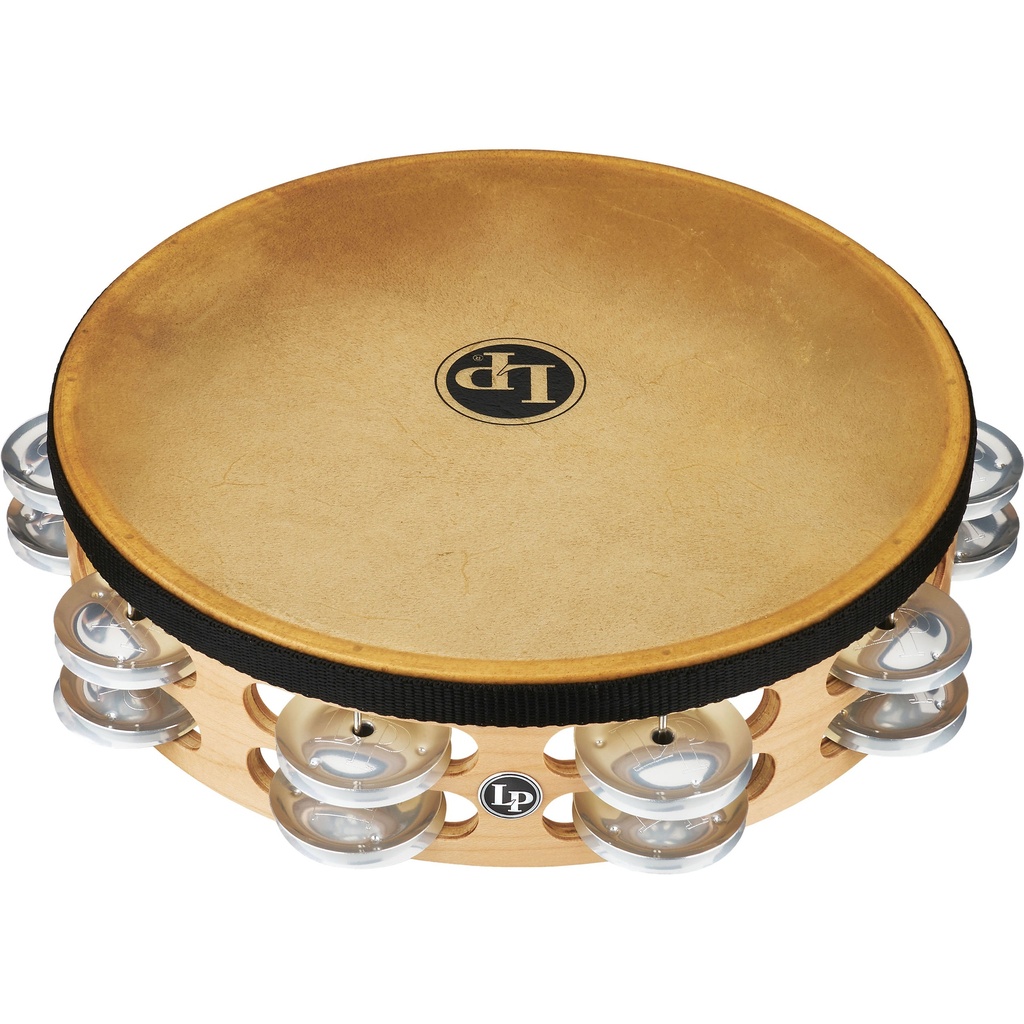 LP 10" Pro Double-Row Aluminum Jingle Headed Tambourine