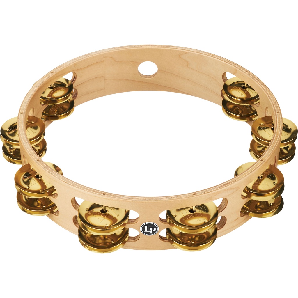 LP 10" Pro Double-Row Brass Jingle Tambourine
