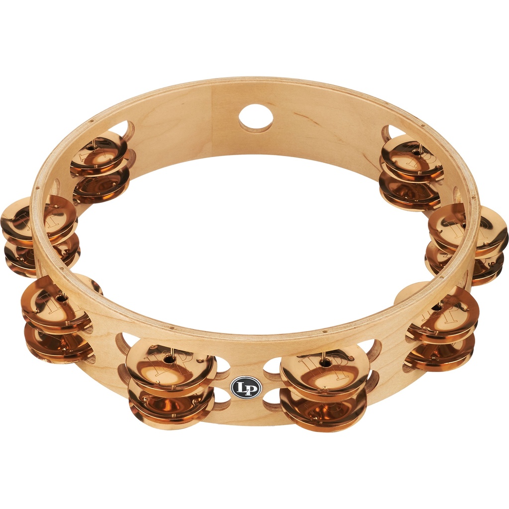 LP 10" Pro Double-Row Bronze Jingle Tambourine