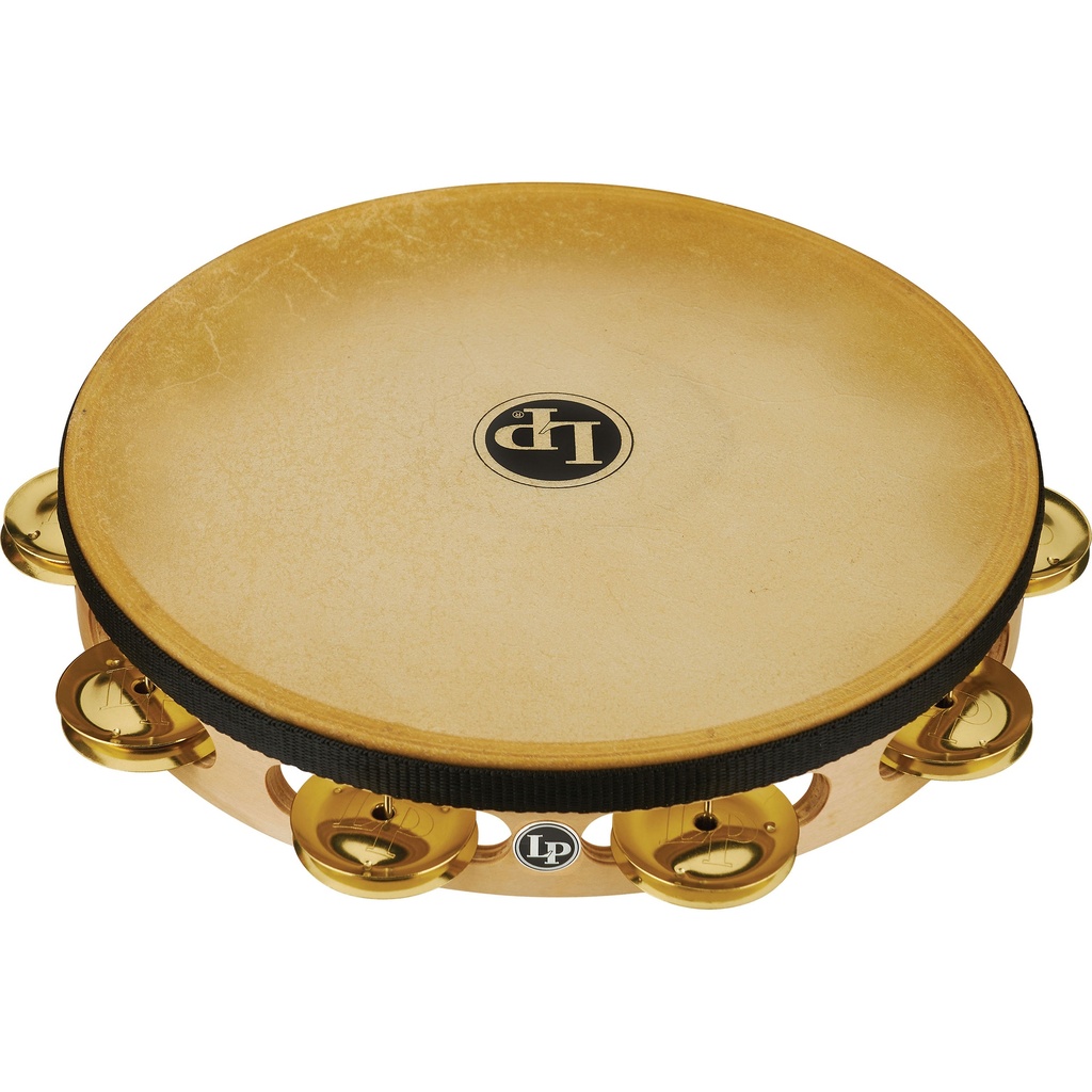 LP 10" Pro Single-Row Brass Jingle Headed Tambourine
