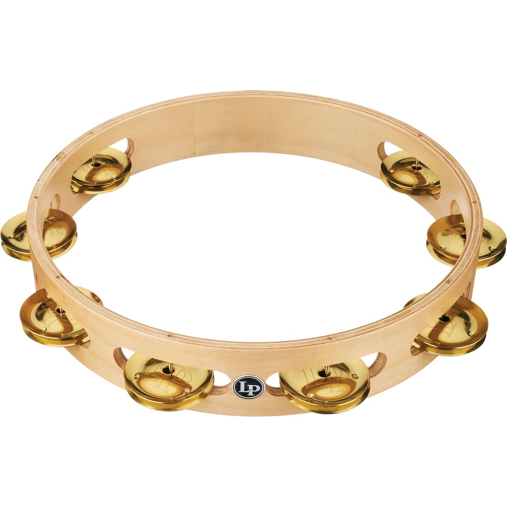 LP 10" Pro Single-Row Brass Jingle Tambourine