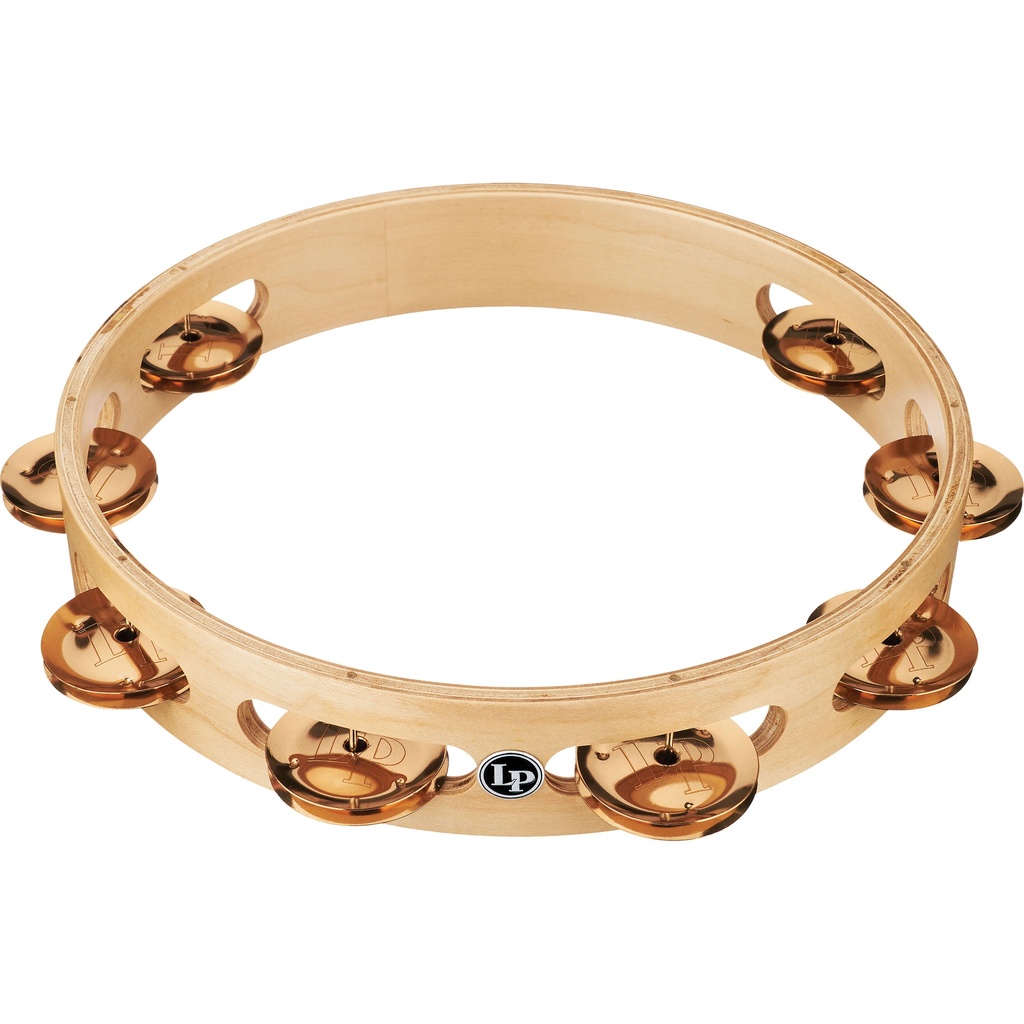 LP 10" Pro Single-Row Bronze Jingle Tambourine