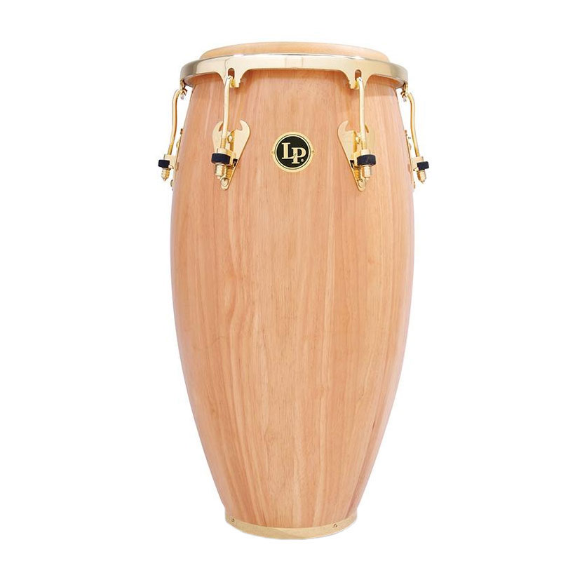 LP 11 3/4" Matador Wood Conga in Natural with Gold Hardware