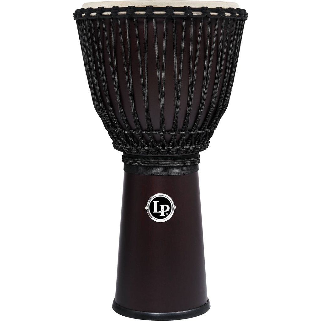 LP 12.5" Rope-Tuned Djembe in Dark Wood