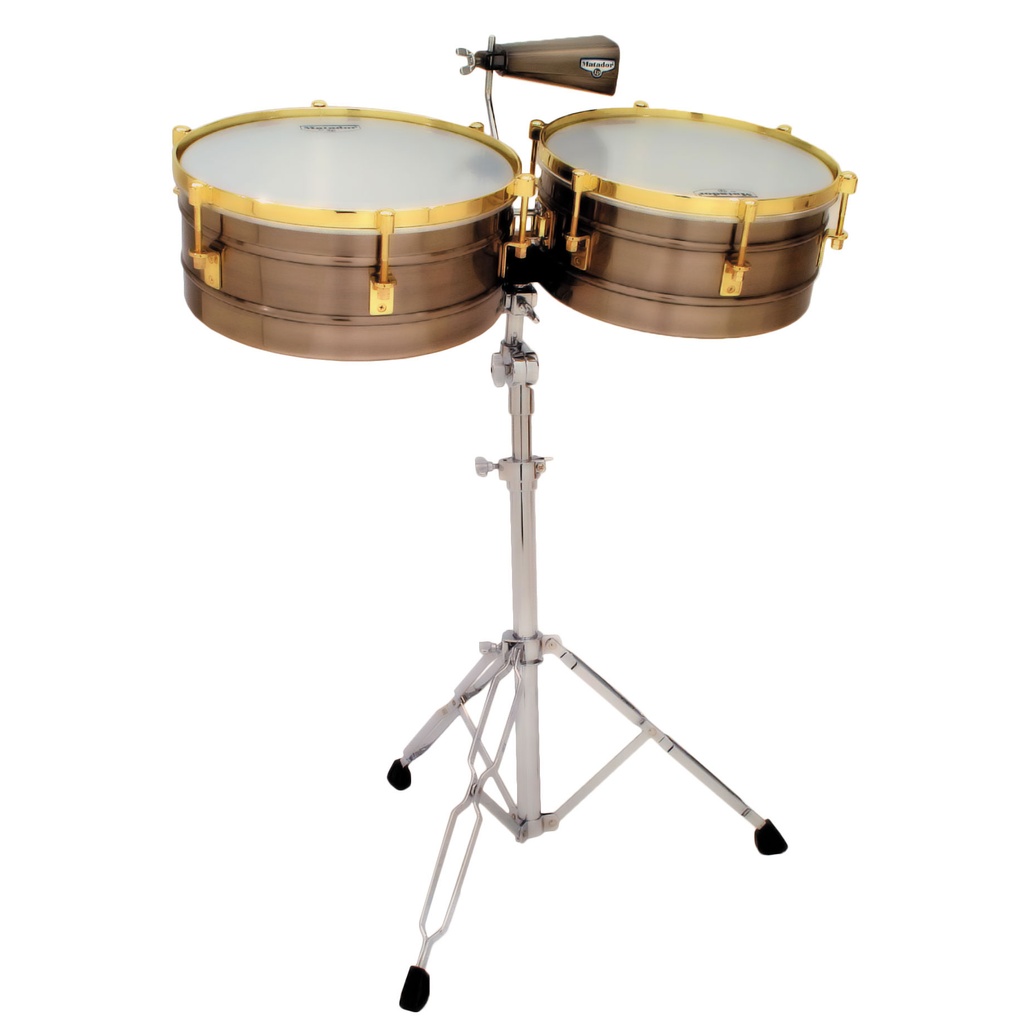 LP 14" & 15" Matador Brushed Nickel/Gold Timbale Set