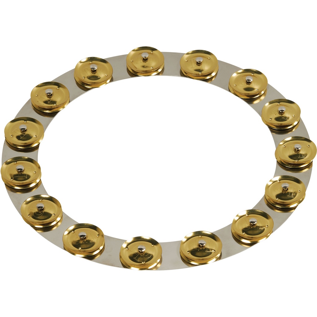 LP 14" Stainless Steel Tambo-Ring with Brass Jingles