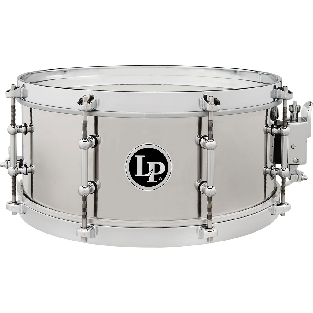 LP 5.5" x 13" Stainless Steel Salsa Snare Drum