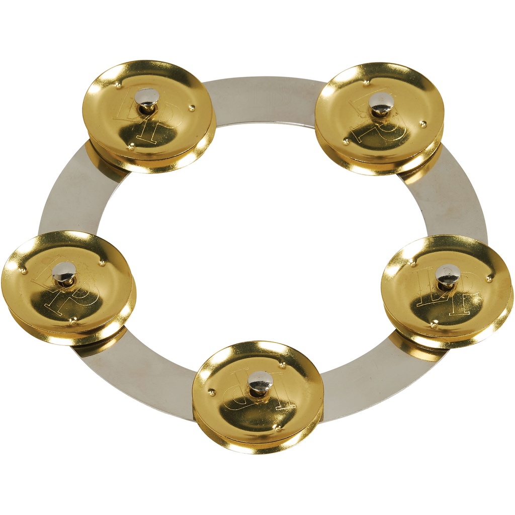 LP 6" Stainless Steel Tambo-Ring with Brass Jingles