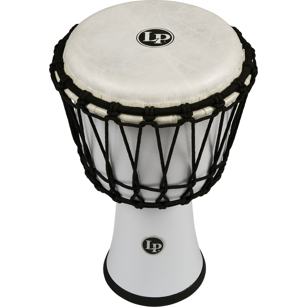 LP 7" Rope Tuned Circle Djembe in White