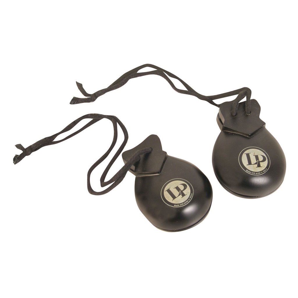 LP Ebony Hand Held Castanets 2 Pair
