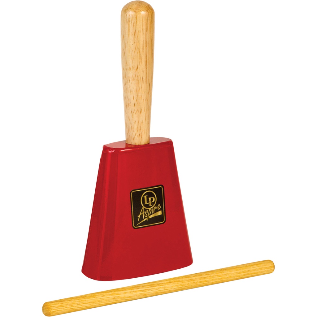 LP Red Aspire EZ-Grip Cowbell