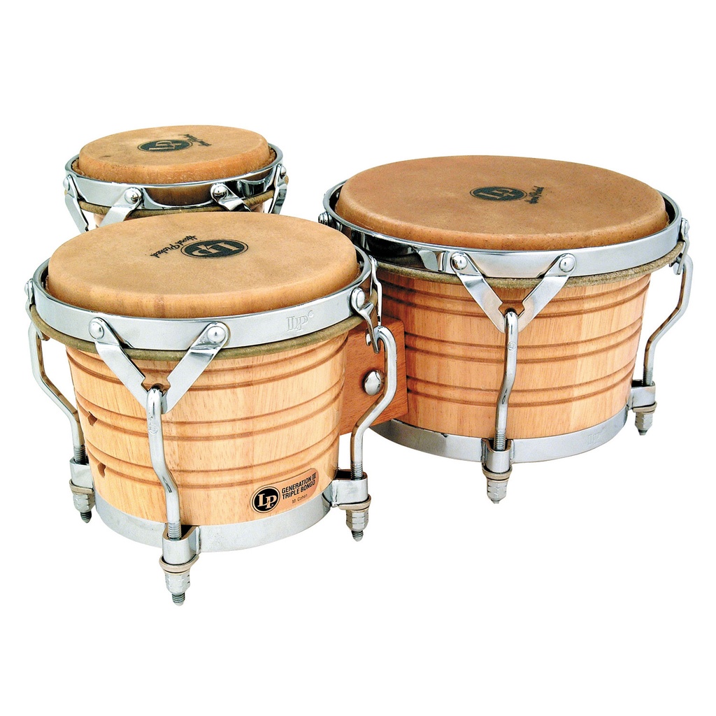 LP Triple Bongoss Generation III Wood