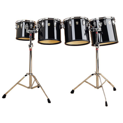 Ludwig 13-14-15-16" Concert Toms in Black Cortex