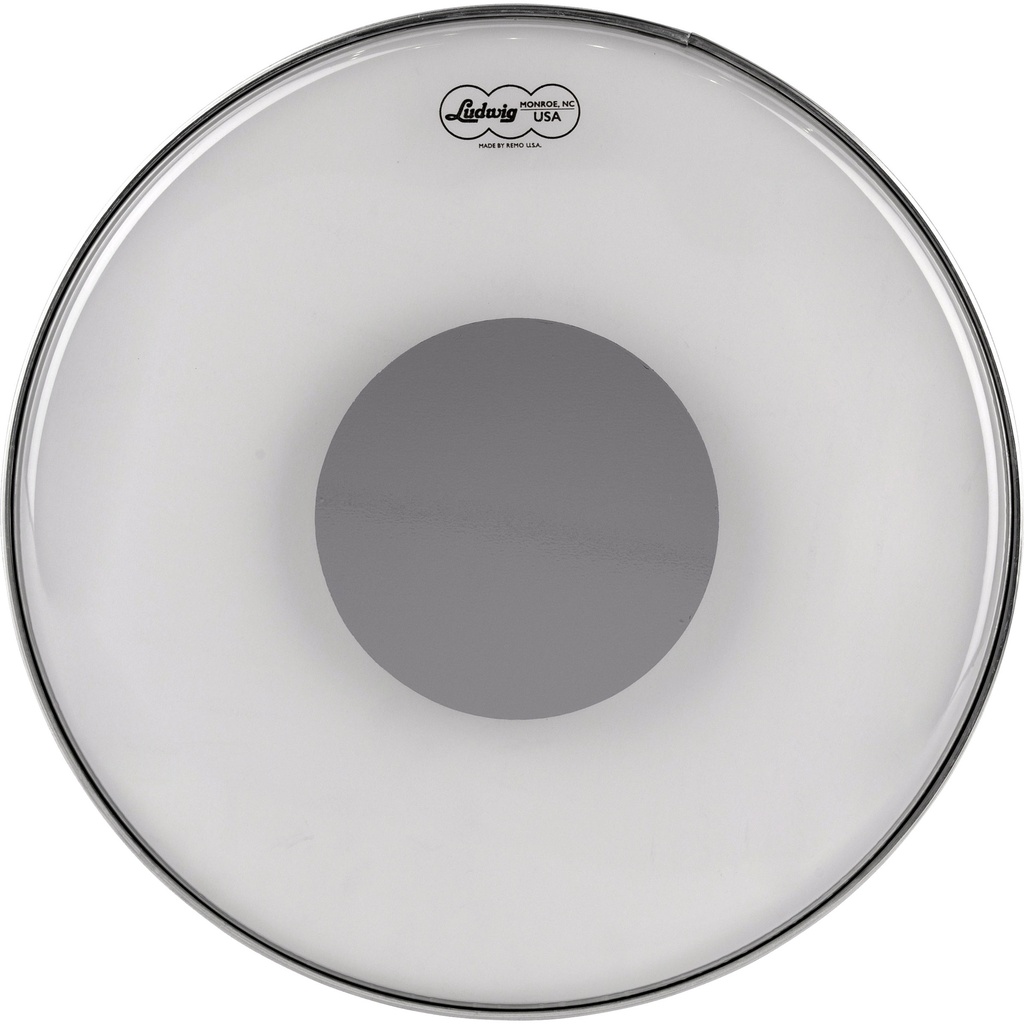 Ludwig 16" Clear Ambassador Silver Dot Drum Head