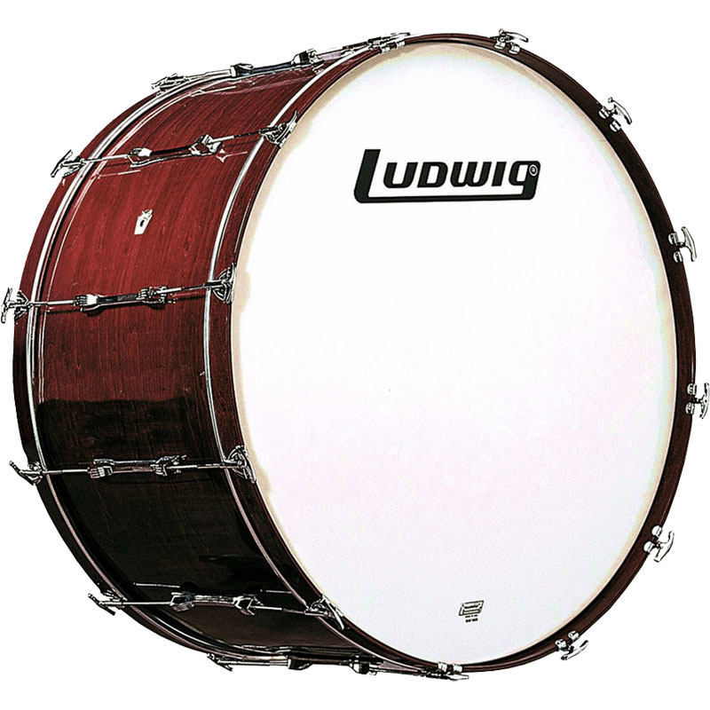 Ludwig 16" x 32" Concert Bass Drum in Mahogany Stain