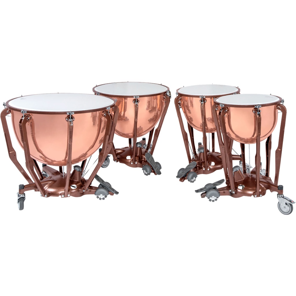 Ludwig 23/26/29/32" Standard Polished Copper Timpani Set w/ Gauges