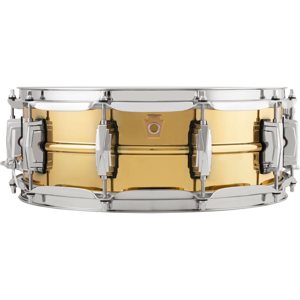 Ludwig 5" x 14" Polished "Super Brass" Snare Drum w/ Nickel