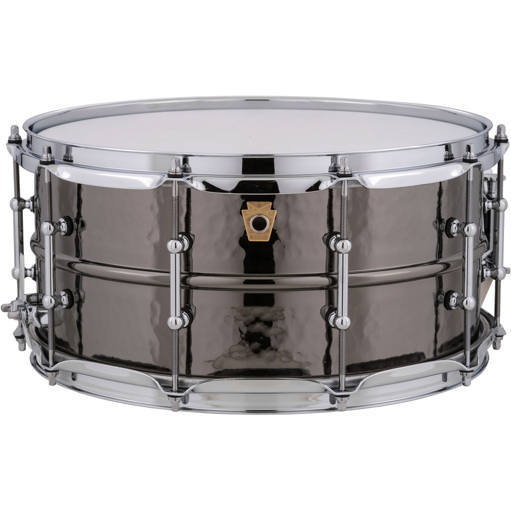 Ludwig 6.5" x 14" Hammered Black Beauty Snare Drum w/ Tube Lugs