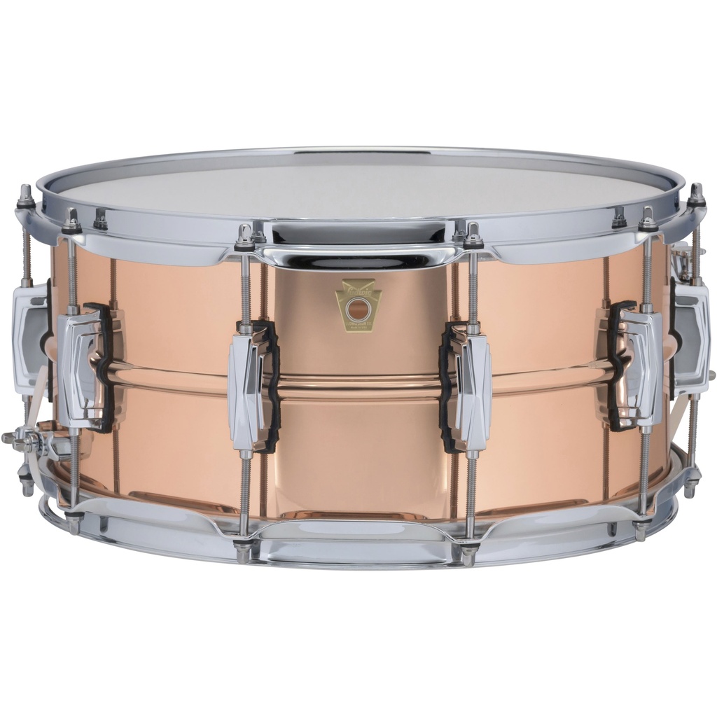 Ludwig 6.5" x 14" Smooth Copper Phonic Snare Drum w/ Imperial Lugs