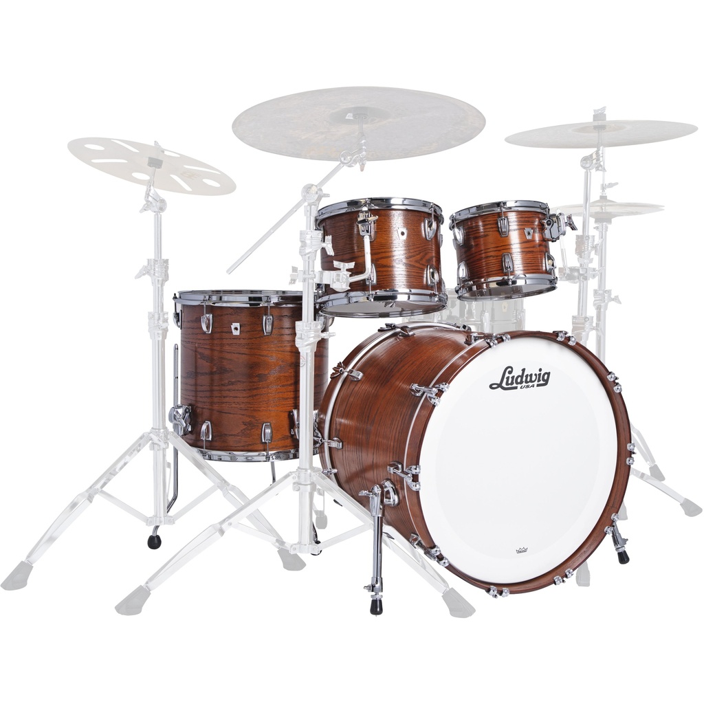 Ludwig Classic Oak 4-Piece MOD Drum Set Shell Pack (22B-10-12-16F)