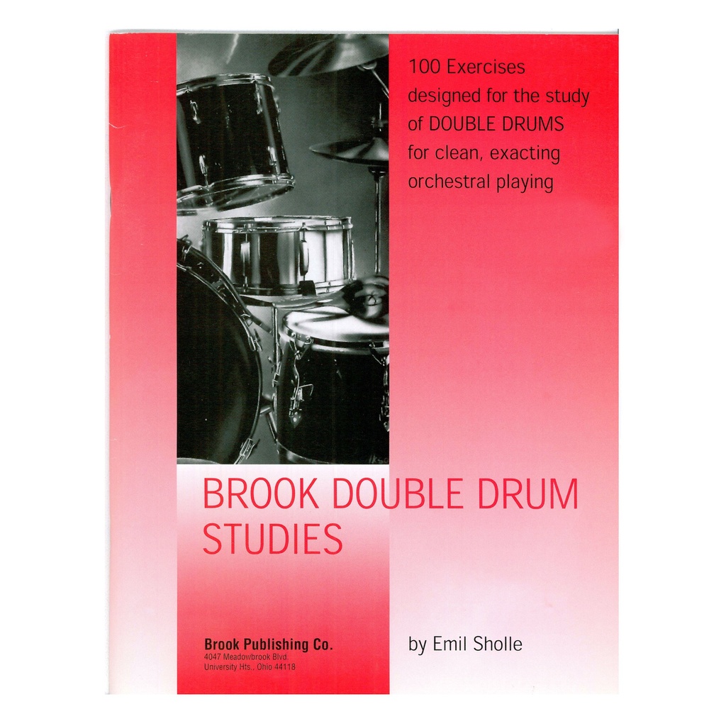 Ludwig Masters Music Brook Double Drum Studies by Sholle