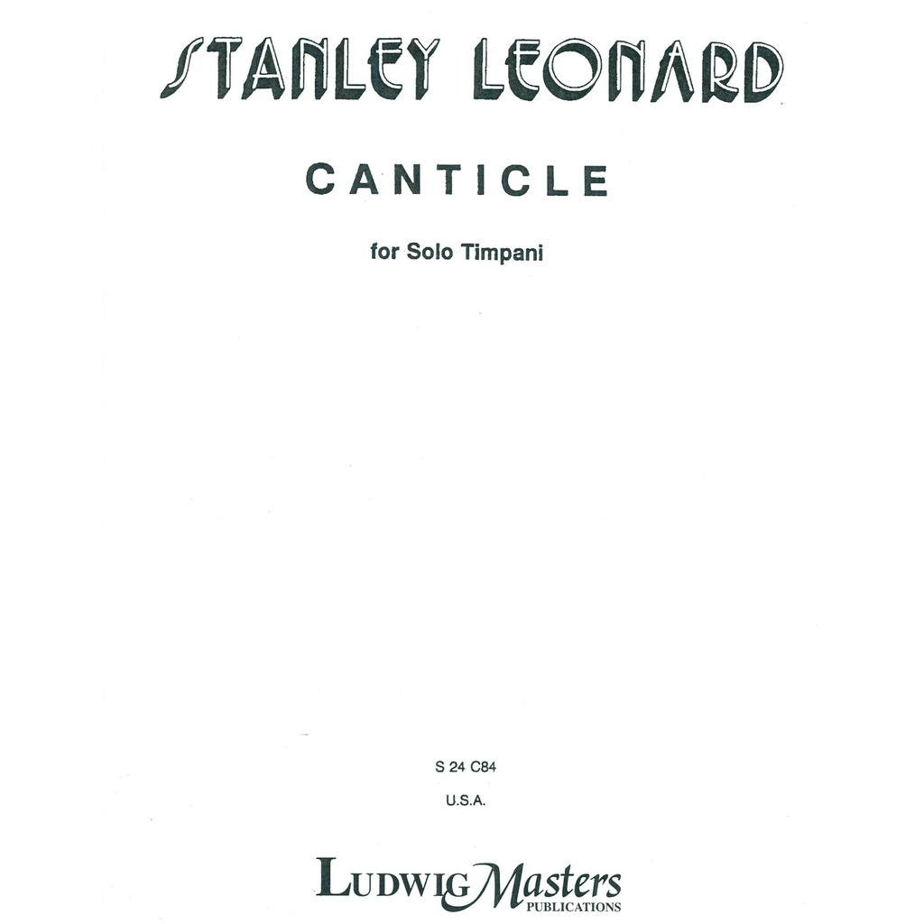 Ludwig Masters Music Canticle by Stanley Leonard