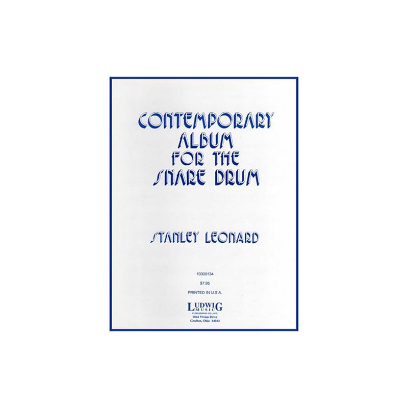 Ludwig Masters Music Contemporary Album for the Snare Drum by Stanley Leonard