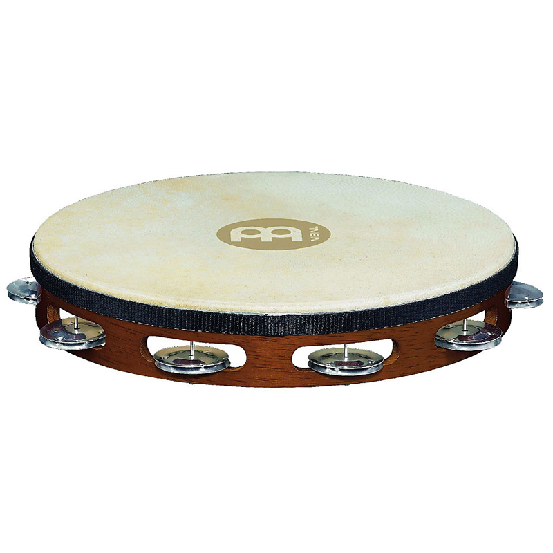 Meinl 1 Row Headed Wood Tambourine Aluminum