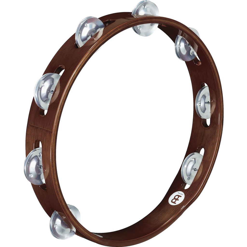 Meinl 1 Row Wood Tambourine Aluminum