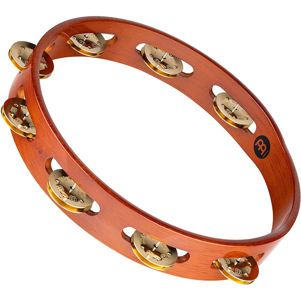 Meinl 1 Row Wood Tambourine Brass Jingles
