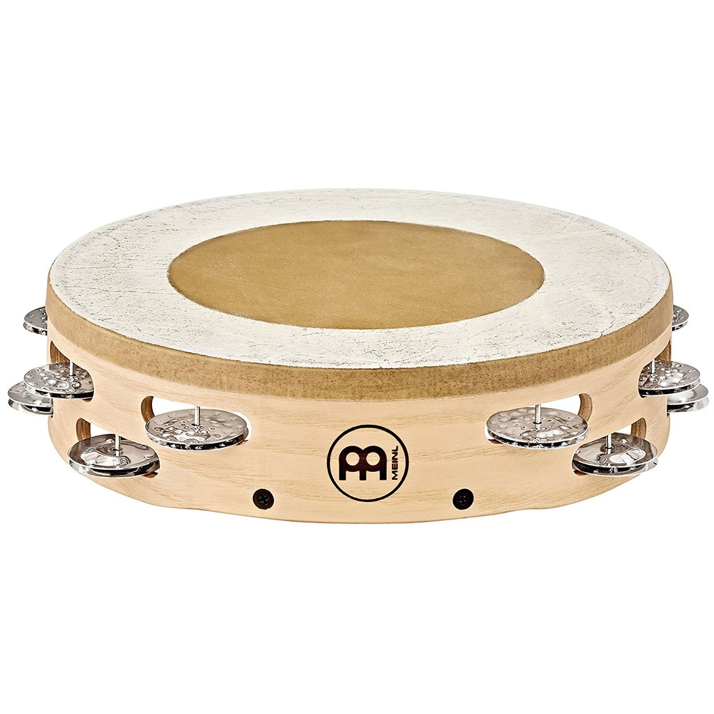 Meinl 10" Headed Artisan Edition Double Row White Ash Tambourine