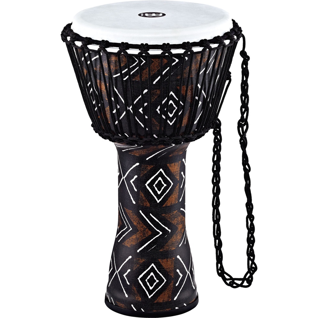 Meinl 10" Rope Tuned Travel Kanga Sarong Djembe w/ Synthetic Head