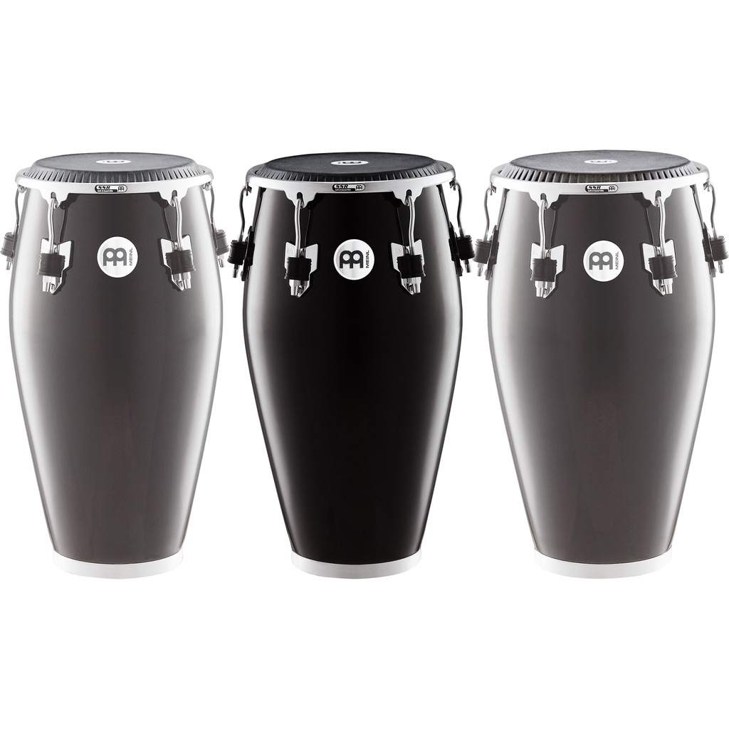 Meinl 11.75 Fibercraft Conga in Black w/ Fiberskyn Head