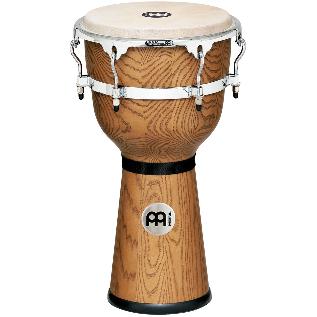 Meinl 12x24 1/4 Floatune Wood Djembe Zebra ed Ash