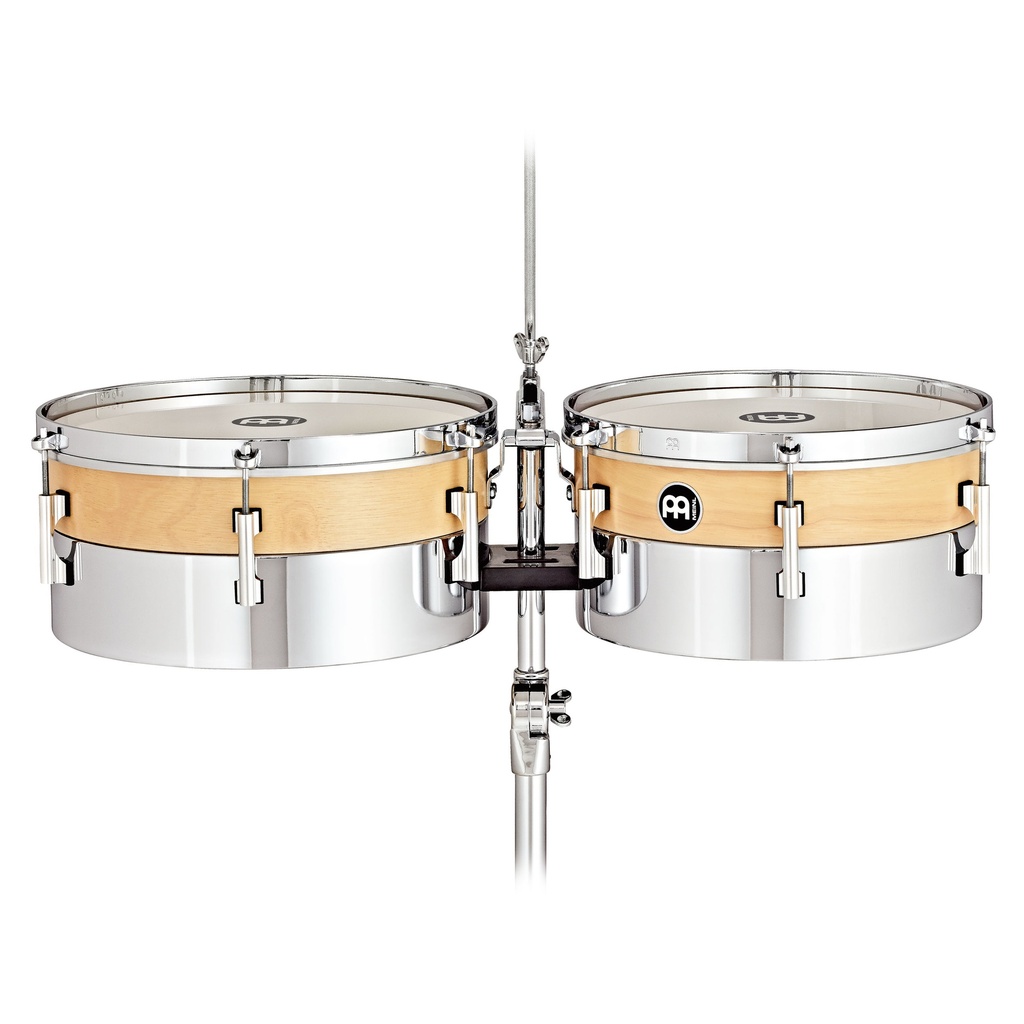 Meinl 13" & 14" Hybrid Oak/Steel Timbales