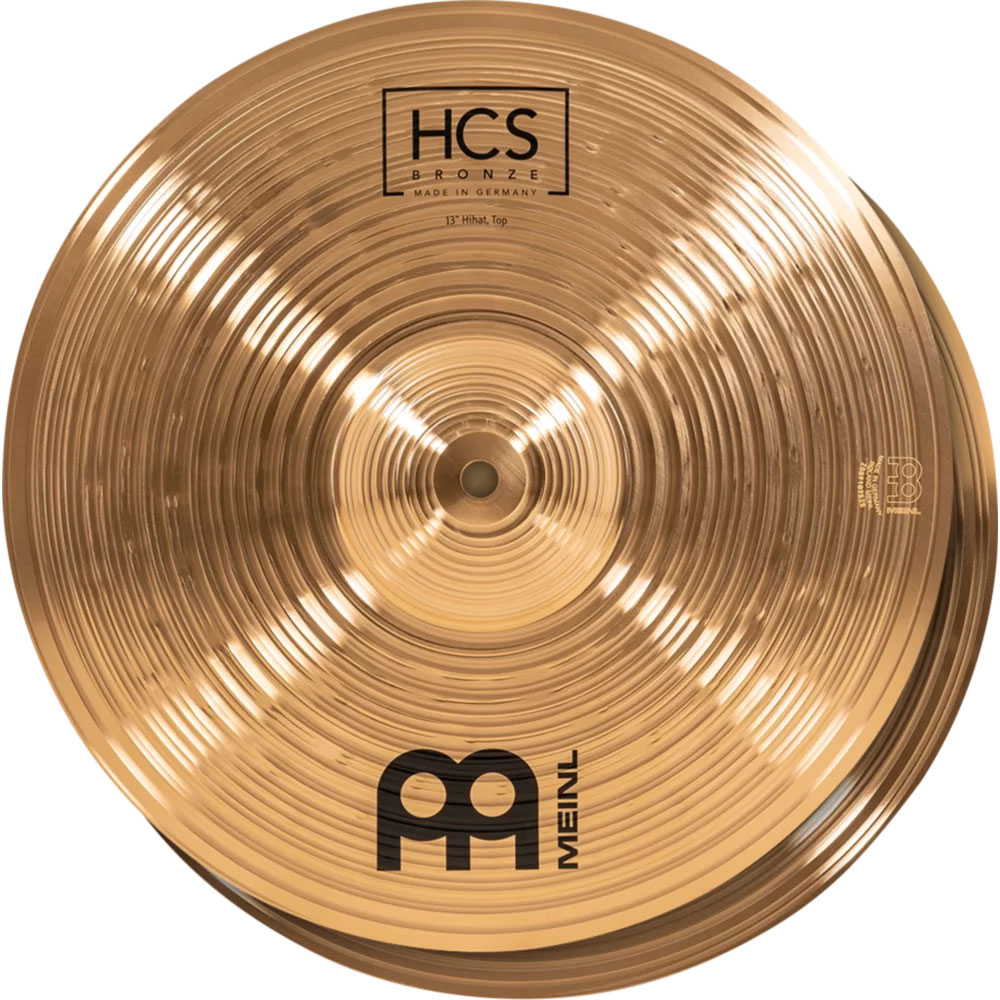 Meinl 13" HCS Bronze Hi Hat Cymbals
