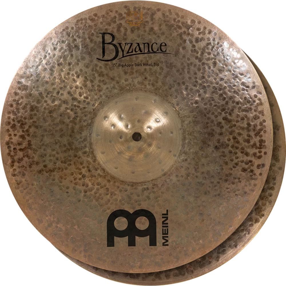 Meinl 15" Byzance Dark Big Apple Hi Hat Cymbals