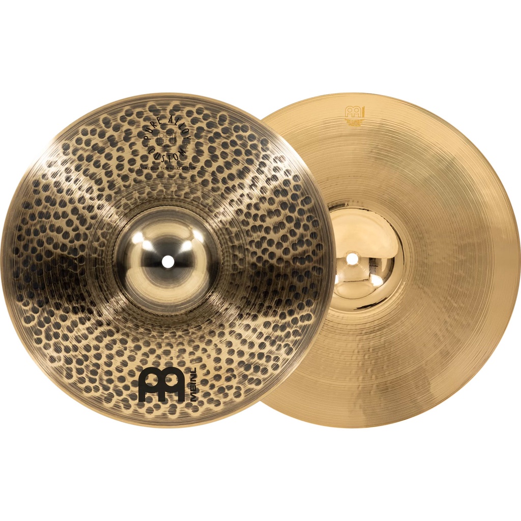 Meinl 15" Pure Alloy Custom Medium Thin Hi Hat Cymbals
