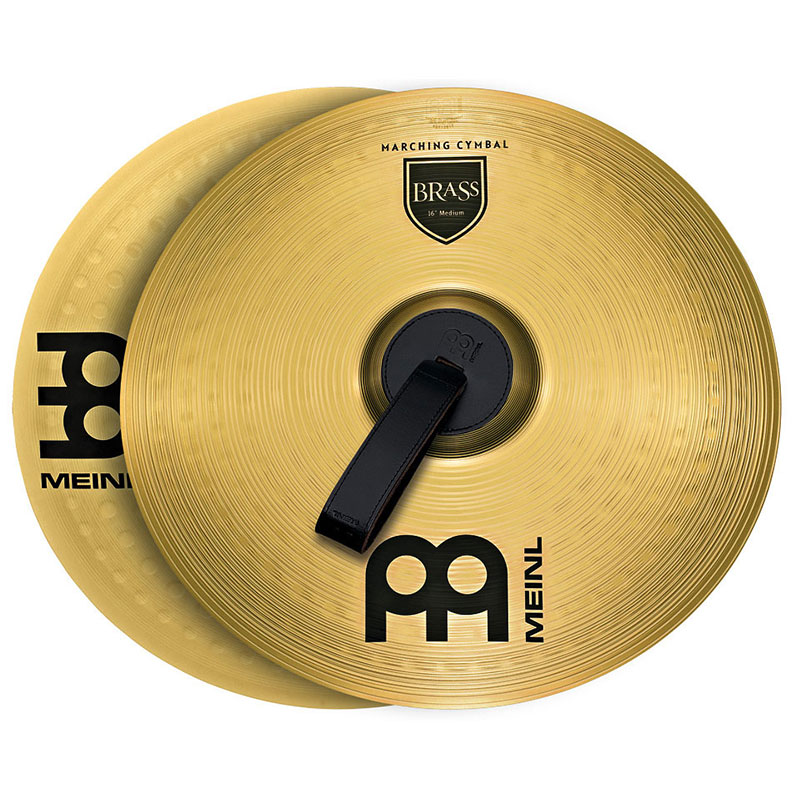 Meinl 16" Medium Brass Student Marching Cymbals