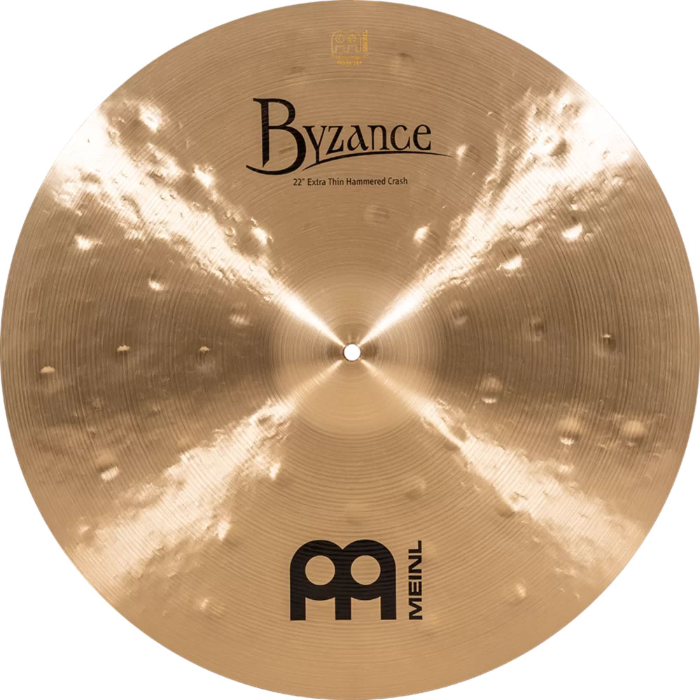 Meinl 22" Byzance Extra Thin Hammered Crash Cymbal